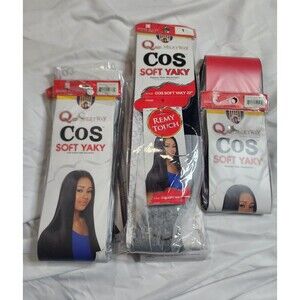 Que by milkyway cos soft yaky human hair mastermix 1 hair wefts DIY